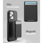 Encased MAG Apple iPhone 15 Pro Max MagSafe Uyumlu Czdan Klf