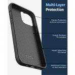 Encased Armor Serisi iPhone 14 Pro Max Klf-Black