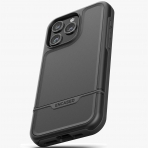 Encased Rebel Serisi Apple iPhone 15 Pro Klf-Black