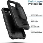 Encased Rugged Serisi Apple iPhone 15 Kemer Klipsi Klf