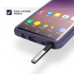 Encased Samsung Galaxy Note 8 Rebel Serisi Armor Klf (MIL-STD-810G)-Deep Purple
