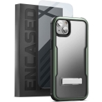 Encased iPhone 14 Ekran Koruyuculu Kickstand Klf-Green