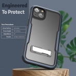 Encased iPhone 14 Ekran Koruyuculu Kickstand Klf-Green