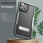 Encased iPhone 14 Pro Ekran Koruyuculu Kickstand Klf-Purple Gradient