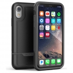 Encased iPhone XR Rebel Serisi Kemer Klipsli Klf (MIL-STD-810G)-Black