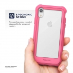 Encased iPhone XR Falcon Serisi effaf Klf-Pink