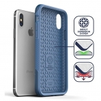 Encased iPhone XS Max Rebel Serisi Klf (MIL-STD-810G)-Blue