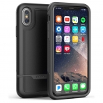 Encased iPhone XS Max Rebel Serisi Klf (MIL-STD-810G)-Black