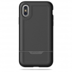 Encased iPhone XS Max Rebel Serisi Klf (MIL-STD-810G)-Black