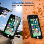 Eonfine iPhone 7 Plus Su Geirmez Klf (MIL-STD-810G)-Clear