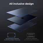 EooCoo MacBook Air M3 Ultra nce Klf (15 in)-Midnight Clear 