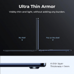 EooCoo MacBook Air M3 Ultra nce Klf (15 in)-Midnight Clear 