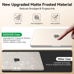 EooCoo MacBook Air Ultra �nce Koruyucu K�l�f (15 in�)-Starlight Clear 