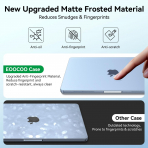EooCoo MacBook Air Ultra �nce Koruyucu K�l�f (15 in�)-Sky Blue Clear