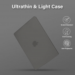 MOSISO MacBook Air M4 Uyumlu Klf (13 in)-Space Black 
