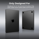 EooCoo MacBook Pro M4 Uyumlu Klf (14 in)-Space Black 