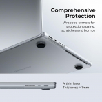 EooCoo MacBook Pro M4 Uyumlu Klf (14 in)-Matte Clear