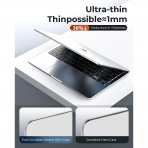 EooCoo MacBook Pro M4 Uyumlu Klf (13 in)-Crystal Clear