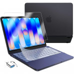 EooCoo Mat Sert MacBook Neo Laptop K�l�f Seti-Black Clear
