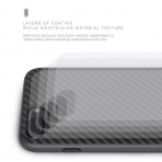 Evutec iPhone 7 Plus AER Ahap Desen Klf (Ara in Tutucu Dahildir)-Black
