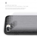 Evutec iPhone 7 Plus AER Ahap Desen Klf (Ara in Tutucu Dahildir)- Black Apricot