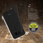 Evutec Galaxy S8 Plus AERGO Serisi Balistik Klf (MIL-STD-810G)-Black