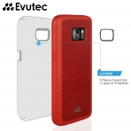 Evutec Samsung Galaxy S7 Edge Klf-Karbon SI Lite Red-Orange  