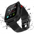 Ezanmull Apple Watch Su Geirmez Kay (44mm)-Black