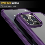 Ezanmull Apple iPhone 14 Pro Max Ekran Koruyuculu Klf-Noble Purple