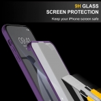 Ezanmull Apple iPhone 14 Pro Max Ekran Koruyuculu Klf-Noble Purple