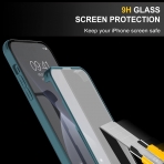 Ezanmull Apple iPhone 14 Pro Max Ekran Koruyuculu Klf-Capri Blue
