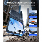 FNTCASE Galaxy Z Flip 8 MagSafe Korumal� K�l�f-Deep Blue