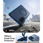 FNTCASE Galaxy Z Fold 8 K�l�f-Blue