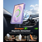 FNTCASE Galaxy Z Fold 8 MagSafe Korumal� Standl� K�l�f-Translucent Lavender