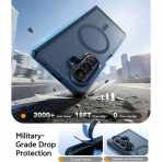 FNTCASE Galaxy Z Fold 8 Ultra K�l�f-Blue