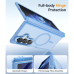 FNTCASE Galaxy Z Fold 8 Ultra K�l�f-Light Blue