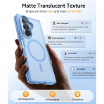 FNTCASE Galaxy Z Fold 8 Ultra K�l�f-Light Blue