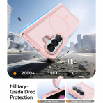 FNTCASE Galaxy Z Fold 8 Ultra K�l�f-Light Pink