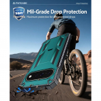 FNTCASE Google Pixel 11/11 Pro Korumal� Standl� K�l�f-Green