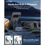 FNTCASE Google Pixel 11/11 Pro Korumal� Standl� K�l�f-Black