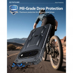 FNTCASE Google Pixel 11/11 Pro Korumal� Standl� K�l�f-Black