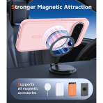 FNTCASE Google Pixel 11/11 Pro Manyetik �effaf K�l�f-Pink