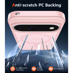 FNTCASE Google Pixel 11/11 Pro Manyetik �effaf K�l�f-Pink
