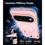FNTCASE Google Pixel 11/11 Pro Manyetik �effaf K�l�f-Pink