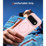 FNTCASE Google Pixel 11/11 Pro Manyetik �effaf K�l�f-Pink