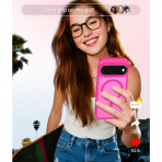 FNTCASE Google Pixel 11 / 11 Pro Uyumlu Manyetik K�l�f-Hot Pink