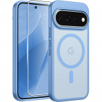 FNTCASE Google Pixel 11 / 11 Pro Uyumlu Manyetik K�l�f-Light Blue