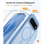 FNTCASE Google Pixel 11 / 11 Pro Uyumlu Manyetik K�l�f-Light Blue