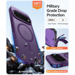 FNTCASE Google Pixel 11 / 11 Pro Uyumlu Manyetik K�l�f-Purple