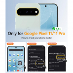 FNTCASE Google Pixel 11 / 11 Pro Uyumlu Manyetik K�l�f-Teal